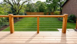 Cable Deck Railing With Wood Posts: A Modern Guide to Strength, Style, and Safety